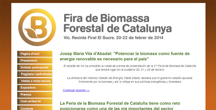 Fira de Biomasa Forestal de Catalu&ntilde;a