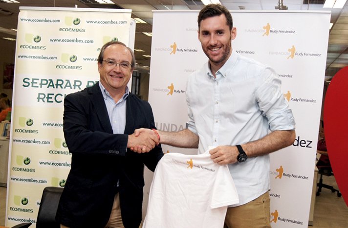La Fundación Ecoembes firma un acuerdo con la Fundación Rudy Fernández