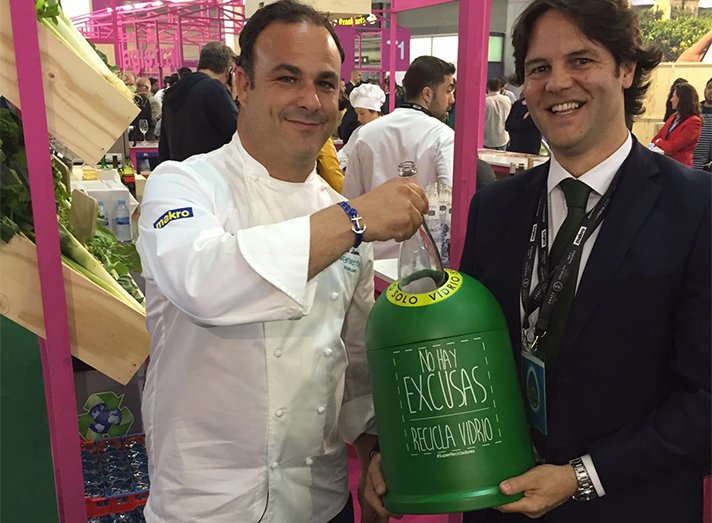 Ecovidrio y miles de empresas reciclan más de 76.000 envases de vidrio en la feria Alimentaria 2016