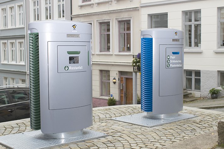 Envac instala por primera vez en el mundo un sistema dotado de sensores capaz de identificar al usuario, pesar los vertidos y facturar en función del uso