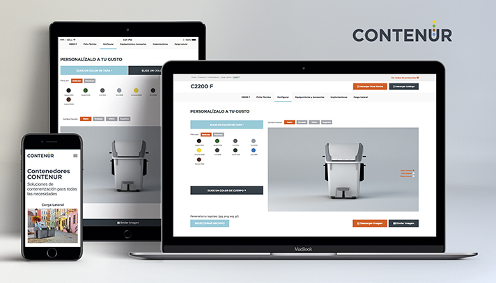 Contenur renueva su página web para reforzar su presencia on line