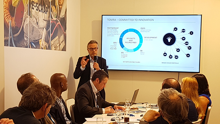TOMRA Sorting Recycling anuncia su interés por las tecnologías de reciclaje en IFAT 2018