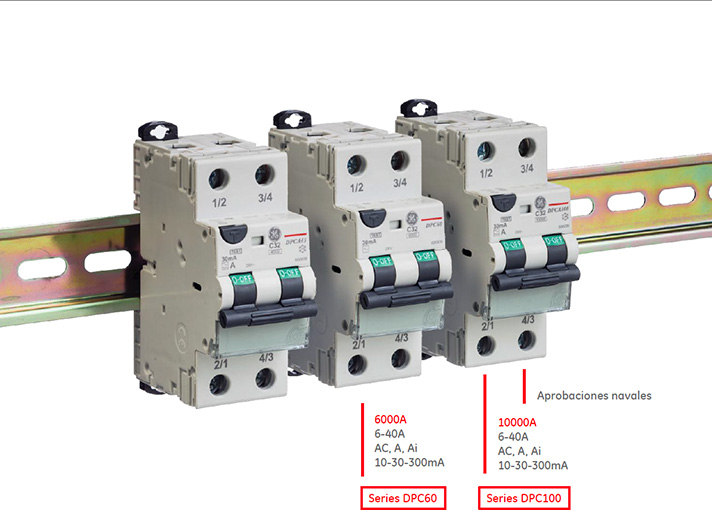 RCBO UnibisTM Compact de GE Industrial Solutions