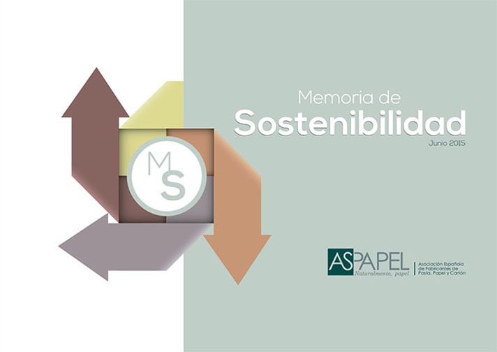 Portada de la Memoria de Sostenibilidad de Aspapel
