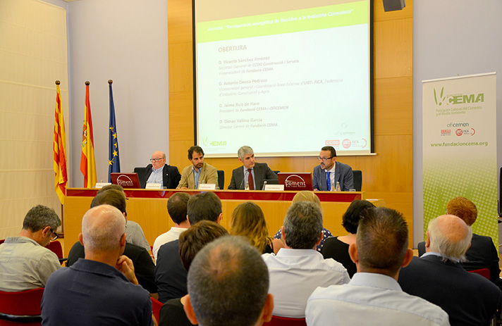 Presentación del estudio elaborado por el Instituto Cerdà, sobre “Reciclado y valorización de residuos en la industria cementera en España”
