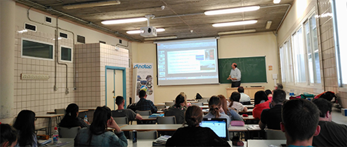 La ingeniería Dinotec imparte una ponencia en la Escuela Técnica Superior de Ingeniería