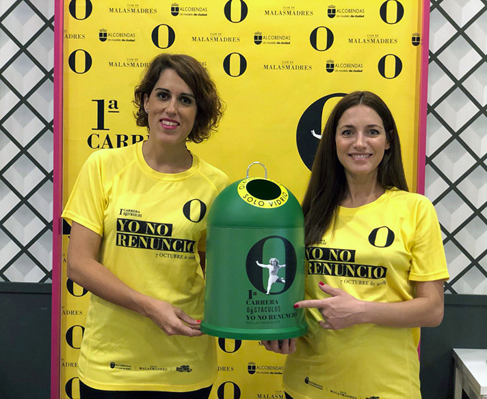 Ecovidrio se une a la primera carrera de obstáculos “Yo No Renuncio” del club de malasmadres